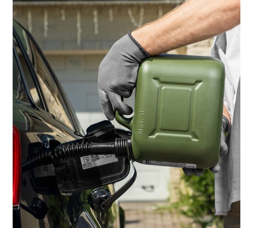 Канистра для ГСМ вертикальная 5 л, пластиковая, усиленная Stels