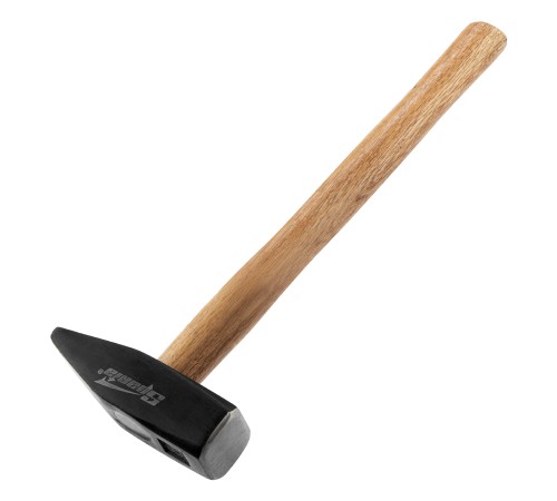 Молоток слесарный, 1000 г, квадратный боек, деревянная рукоятка Sparta