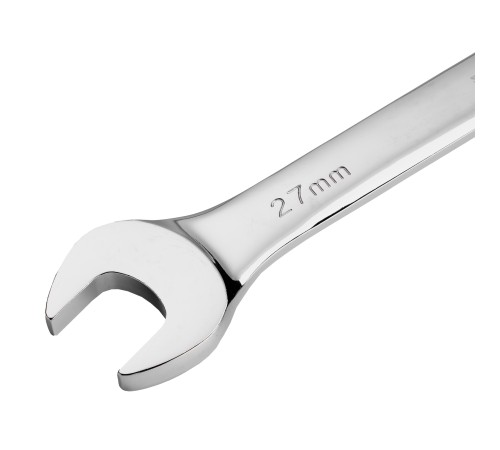 Ключ комбинированный, с трещеткой, 27 мм Denzel