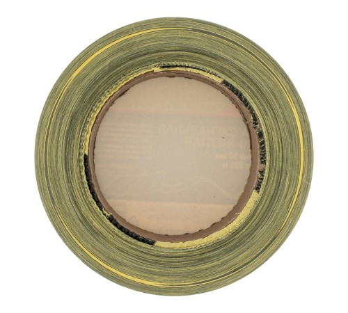 Лента сигнальная, 50 мм х 200 м, черно-желтая Сибртех