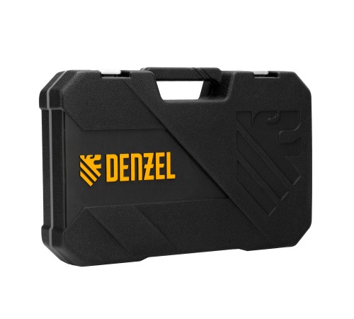 Набор инструментов, 1/2", 1/4", CrV, S2, пластиковый кейс, 82 предмета Denzel