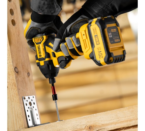 Винтоверт ударный аккумуляторный бесщет. CIDH-BL-20-270, Li-Ion, 20 В// Denzel