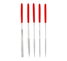 Набор надфилей алмазных, 140 х 50 х 3 мм, 5 шт Matrix