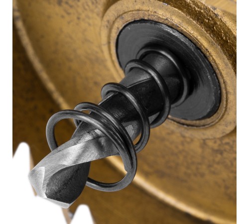 Коронка по металлу HSS, 55 мм, нитридтитановое покрытие Denzel