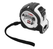 Рулетка Neon,5 м x 25 мм,обрезиненный корпус,3 фиксации,Pro Matrix