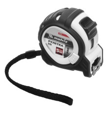 Рулетка Neon,5 м x 25 мм,обрезиненный корпус,3 фиксации,Pro Matrix
