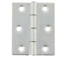 Петля карточная, 50 х 40 мм, цинк, 4 шт, (Металлист)