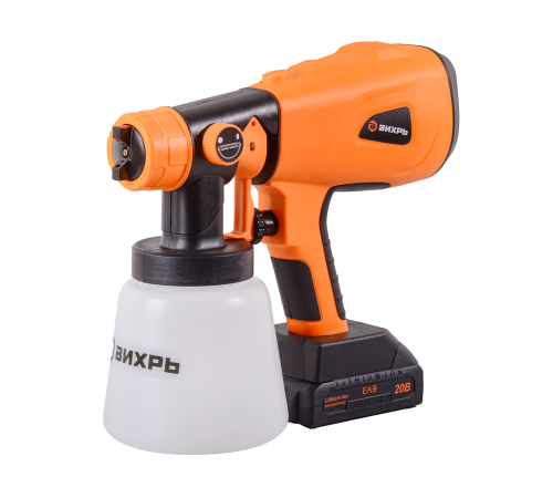 Краскопульт аккумуляторный Вихрь АКП-20Li
