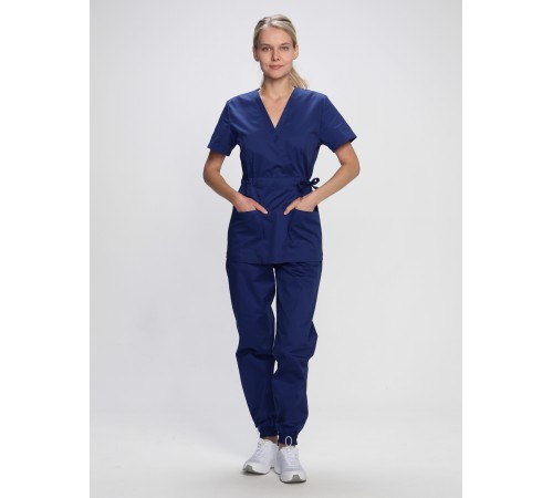 Костюм женский Сити-001 (тк.Смесовая,145) MedLine, т.синий