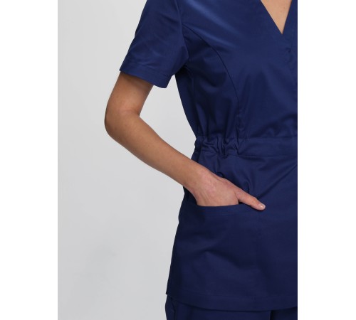 Костюм женский Сити-001 (тк.Смесовая,145) MedLine, т.синий