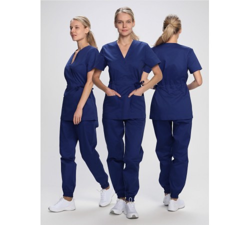 Костюм женский Сити-001 (тк.Смесовая,145) MedLine, т.синий