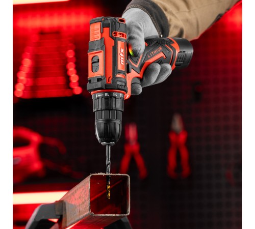 Дрель-шуруповерт аккумуляторная CDS-12, Li-Ion, 12 В// MTX