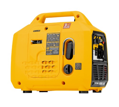 Генератор инверторный GS-1100iS, 1,1 кВт, 230 В, закрытый корпус, ручной старт DENZEL