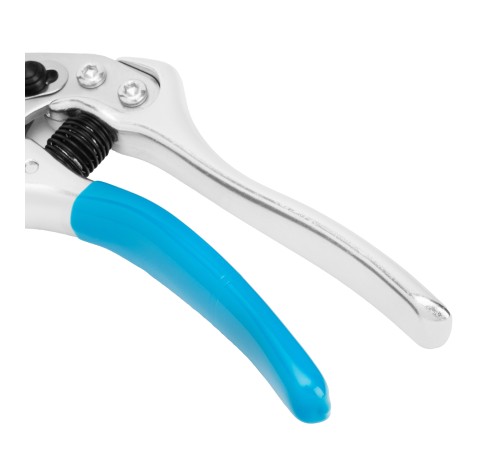 Секатор прямого реза, 230 мм, усиленный, нижняя рукоятка в ПВХ - оболочке, Luxe, Palisad