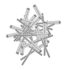 Заклепки алюминиевые, 3/16"-5/8", 5 х 15 мм, 50 шт Denzel