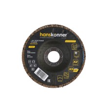 Зачистной круг лепестковый Hanskonner H9010-01-125x22-120ZTC