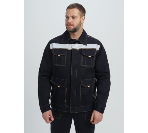 Костюм Троя IMP (тк.Саржа,320) п/к, т.синий/бежевый