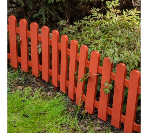 Забор декоративный "Классика", 29 х 224 см, терракот, Palisad Забор декоративный "Классика", 29 х 224 см, терракот, Palisad