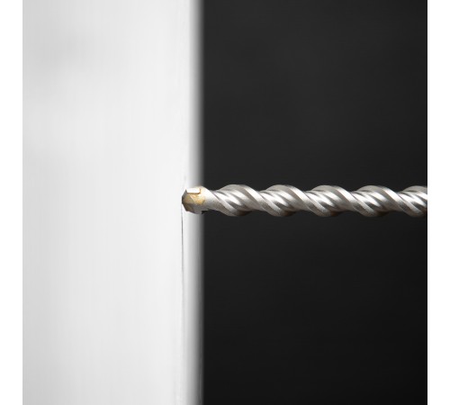 Бур по бетону, двойная спираль, три пылеотводящие кромки, 14 x 210 мм DENZEL