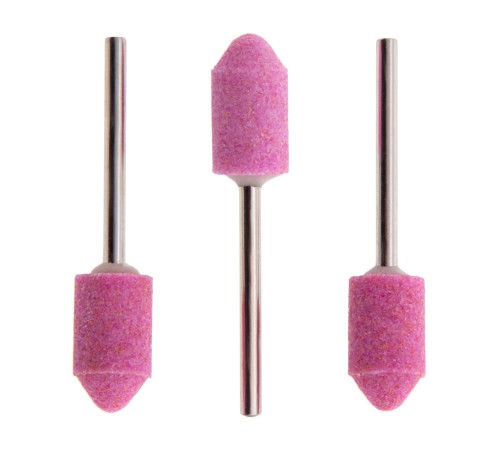 Шарошка абразивная, конус, 10 x 18 x 3 мм, F80.3 шт Matrix