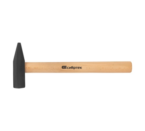 Молоток слесарный 1000 г, квадратный боек, деревянная рукоятка Сибртех