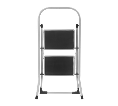 Стремянка стальная, 2 широкие ступени 20х30 см с полимерным покрытием Сибртех