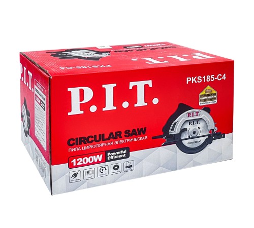 Пила циркулярная сетевая P.I.T. PKS185-C4