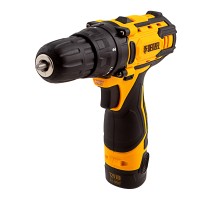 Дрель-шуруповерт аккумуляторная CDL-12CB, Li-Ion, 12 В, 1 акк. Denzel