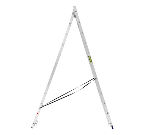 Лестница, 2 х 12 ступеней, алюминиевая, двухсекционная, Сибртех