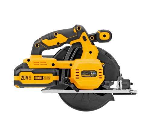 Пила циркулярная аккумуляторная CCSH-20-165, 165 мм, Li-Ion, 20 В// Denzel