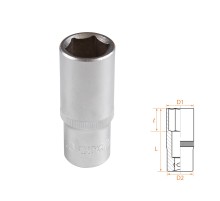 Головка торцевая глубокая шестигранная 3/8", 18 мм AFFIX AF00130018 Головка торцевая глубокая шестигранная 3/8", 18 мм AFFIX AF00130018