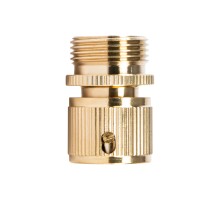 Соединитель латунный, быстросъемный, внешняя резьба 3/4, посадочный D 3/4 Palisad