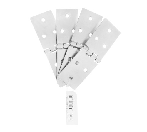 Петля карточная, 128 х 40 мм, цинк, 4 шт, (Металлист)