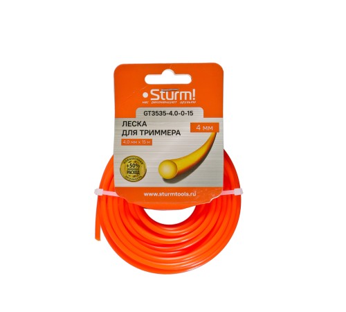 Леска для триммера Sturm! GT3535-4.0-0-15