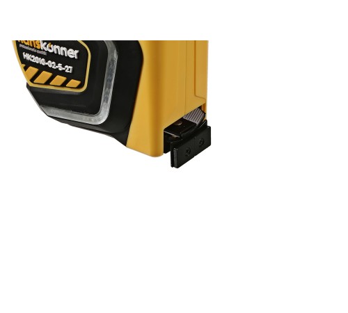 Рулетка 5x27мм, автостоп, двухстор., нейлон, супермощный магнит, Hanskonner