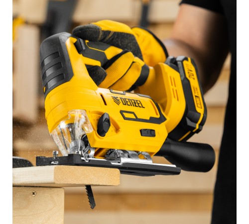 Лобзик аккумуляторный CJH-20-80, Li-Ion, 20 В// Denzel