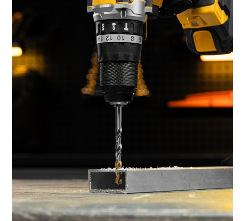 Сверло спиральное по металлу 7,0 x 109 мм, Р6М5, Golden Tip  Denzel