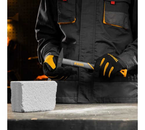 Молоток слесарный, 200 г, кованый, фибергласовая рукоятка c TPR покрытием Denzel