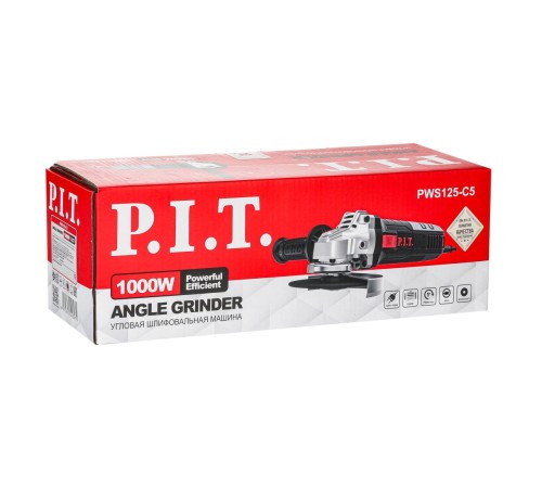 Шлифмашина угловая сетевая P.I.T. PWS125-C5