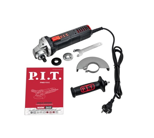 Шлифмашина угловая сетевая P.I.T. PWS115-C