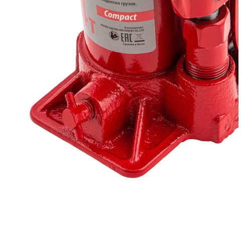 Домкрат гидравлический бутылочный, 4 т, h подъема 180–320 мм Sparta Compact