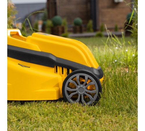 Газонокосилка электрическая GMC-1200, шир.,32см, 1200 Вт, 3 уров., травосб. 30 л Denzel