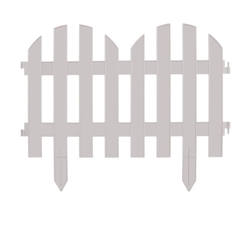 Забор декоративный "Романтика", 28 х 300 см, белый, Palisad Забор декоративный "Романтика", 28 х 300 см, белый, Palisad