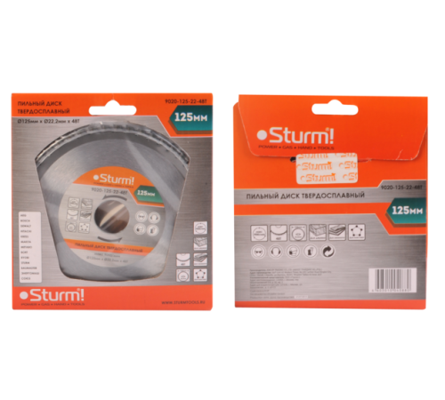 Диск пильный Sturm! 9020-125x22x48T Диск пильный Sturm! 9020-125x22x48T