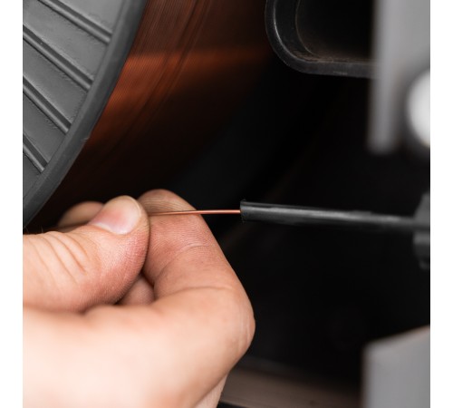 Омедненная проволока ER70S-6, диам. 1 мм, 15 кг, диам. катушки D300 Denzel