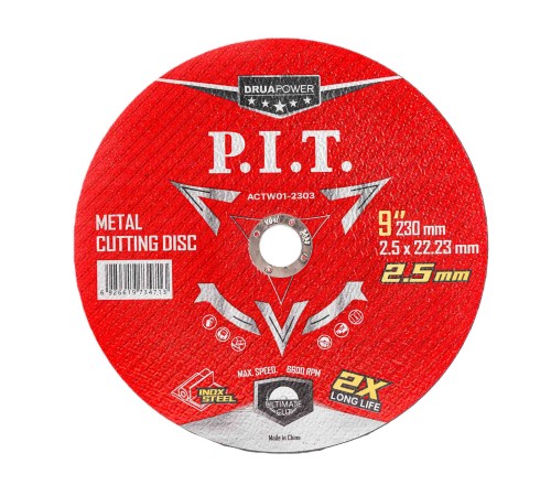 Диск отрезной по металлу P.I.T. ACTW01-2303