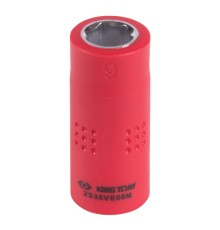 Головка торцевая диэлектрическая шестигранная 1/4", 9 мм KING TONY 2335VE09M