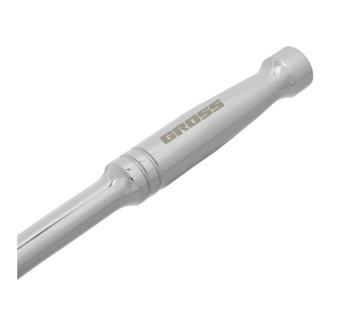 Ключ-трещотка 1/2", CrV, 120 зубьев, цельнометаллический, хром Gross Ключ-трещотка 1/2", CrV, 120 зубьев, цельнометаллический, хром Gross