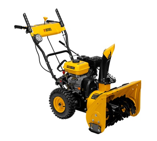 Бензиновая снегоуборочная машина SB 560 LP, 212 cc, электростартер, фара Denzel
