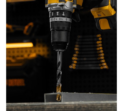 Сверло спиральное по металлу 11 x 142мм, Р6М5, Golden Tip, многогранная заточка Denzel